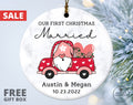 Our First Christmas Married Ornament 2026 - Mrs