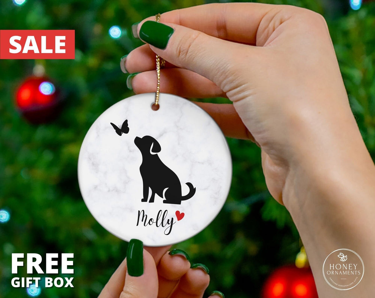 Personalized Dog Loss Ornament, Dog Memorial Gift, Custom Dog Sympathy Gift, Loss of Dog, Pet Loss Gift, Dog Condolence Gift, Dog Lover Gift