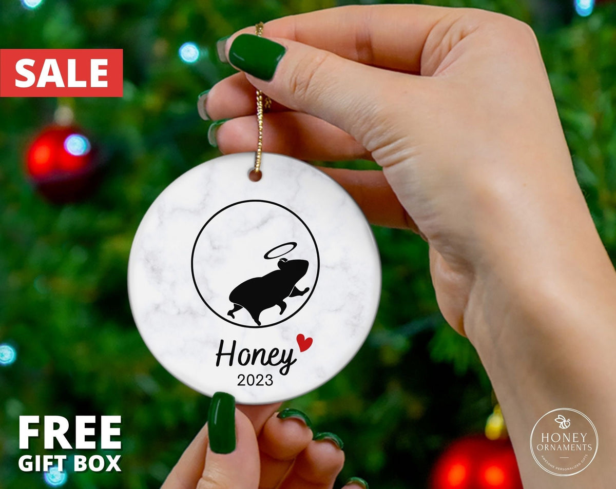 Personalized Hamster Loss Ornament Hamster Memorial Gift Hamster Sympathy Gift Loss of Hamster Loss Gift Pet Condolence Gift Pet Lover Gift