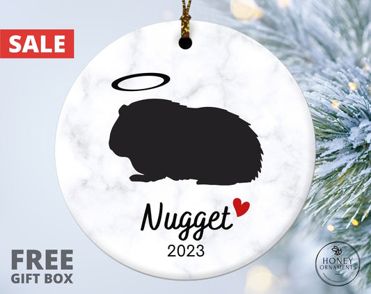 Personalized Guinea Pig Loss Ornament Guinea Pig Memorial Gift Guinea Pig Sympathy Gift Loss of Guinea Pig Loss Gift Pet Condolence Gift