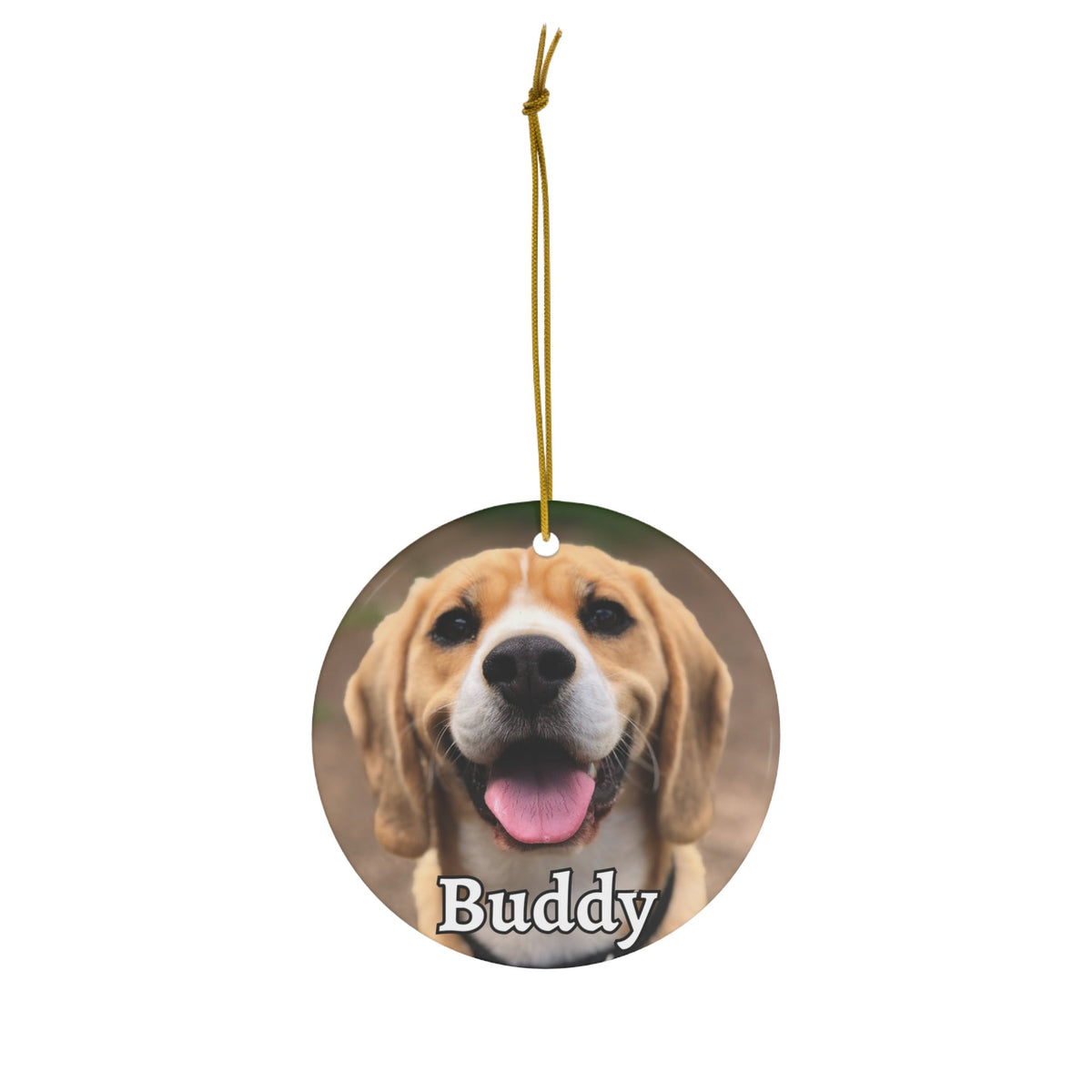 Custom Dog Memorial Ornament, Pet Loss Gift, Remembrance Keepsake