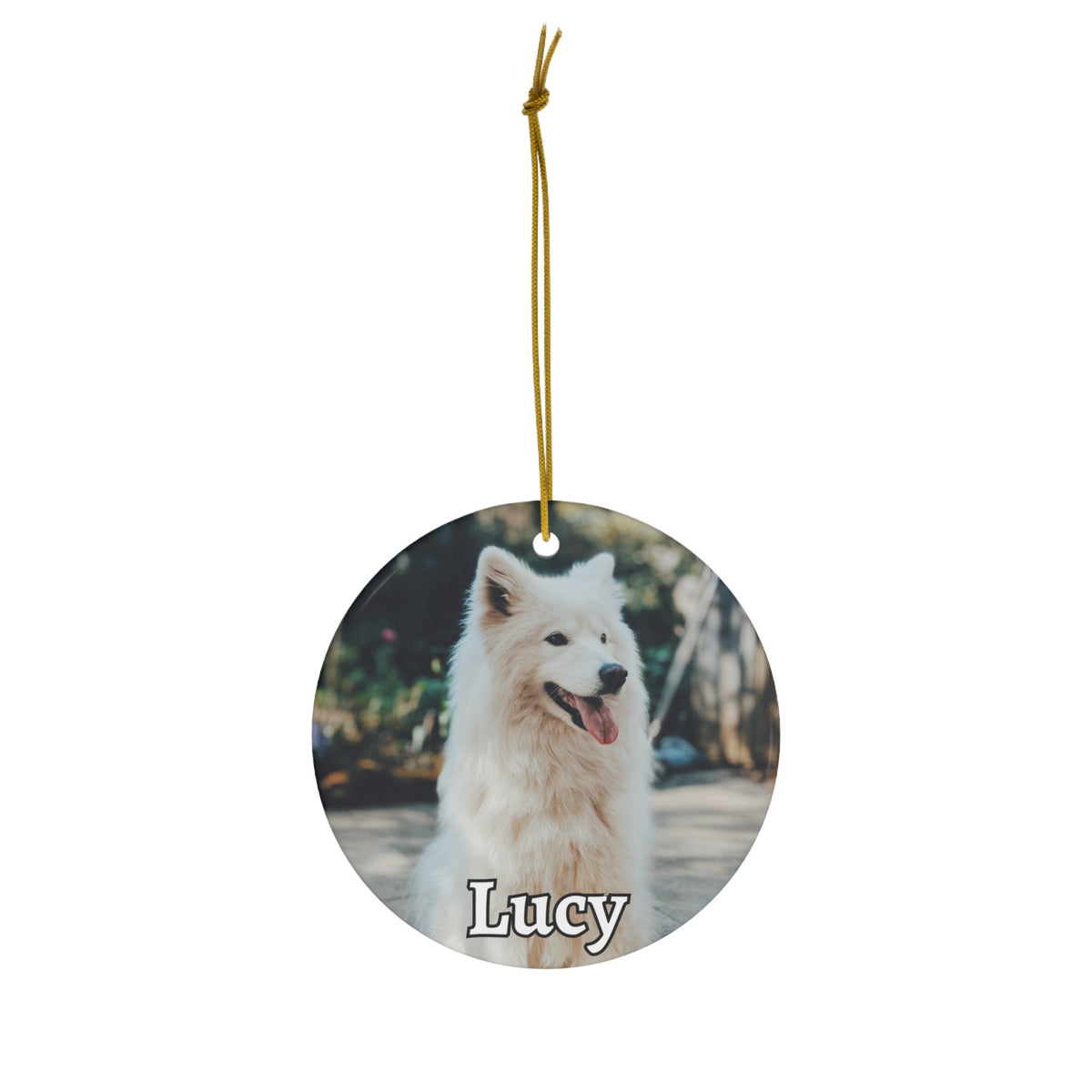Custom Dog Memorial Ornament, Pet Loss Gift, Remembrance Keepsake