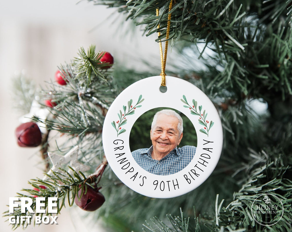 60th birthday gift for dad, 60th birthday gifts for mom, 80th birthday gift for men, 40th 50th 70th 90th birthday gift for women, ornament