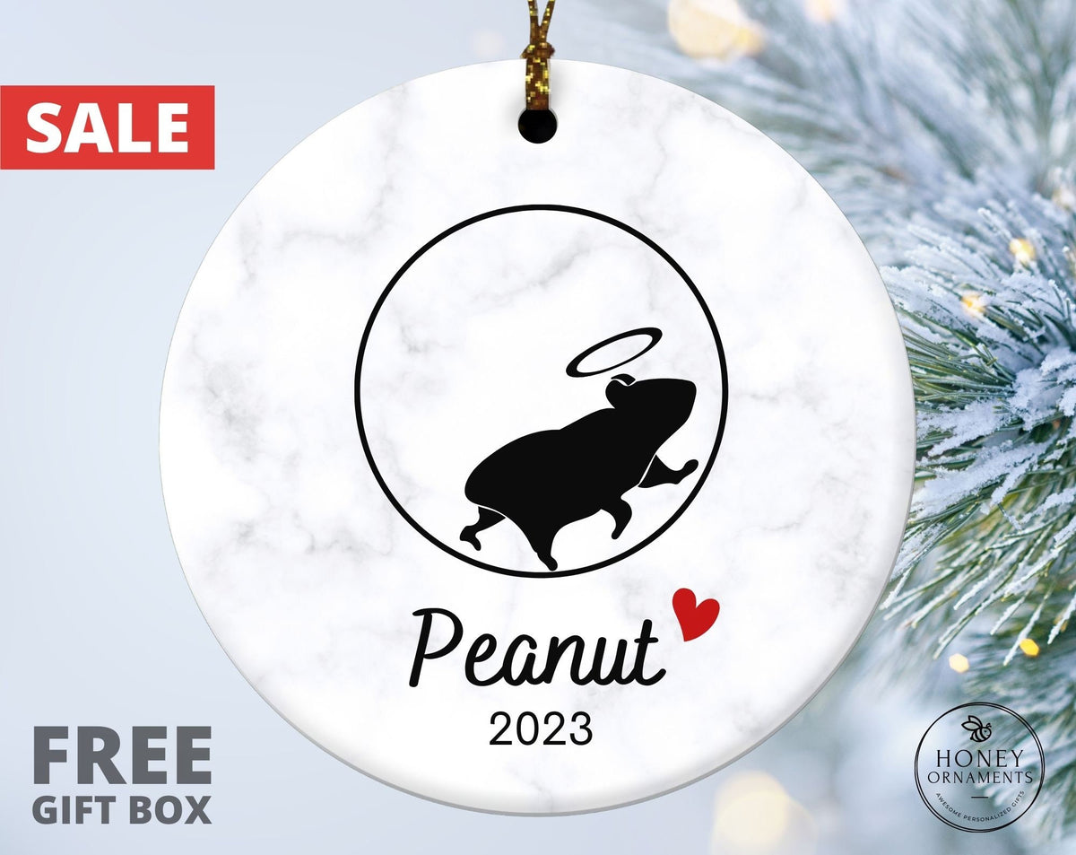 Personalized Hamster Loss Ornament Hamster Memorial Gift Hamster Sympathy Gift Loss of Hamster Loss Gift Pet Condolence Gift Pet Lover Gift