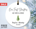 Mr and Mrs Christmas Ornament Custom First Christmas
