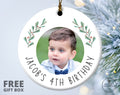 Personalized Photo Birthday Ornament