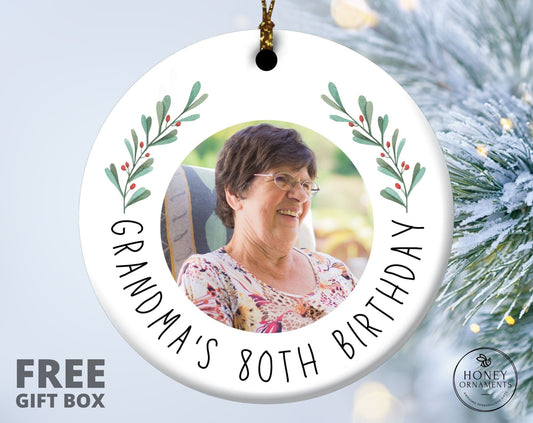 60th birthday gift for men, 60th birthday gifts for women, 80th birthday gift for men, 40th 50th 70th 90th birthday gift for women, ornament