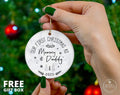 Baby Announcement Gift - New Parents Ornament