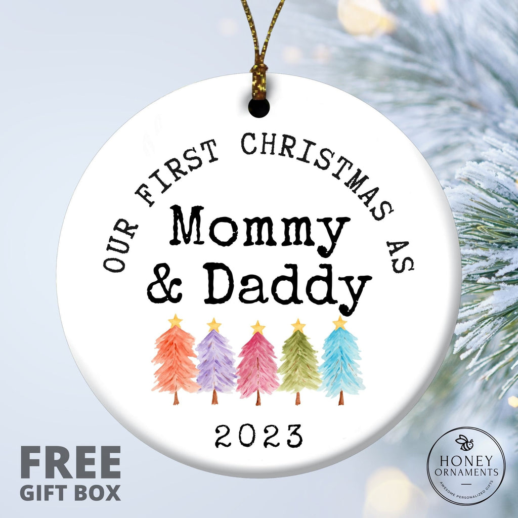 Our First Christmas as Mommy and Daddy - Parents