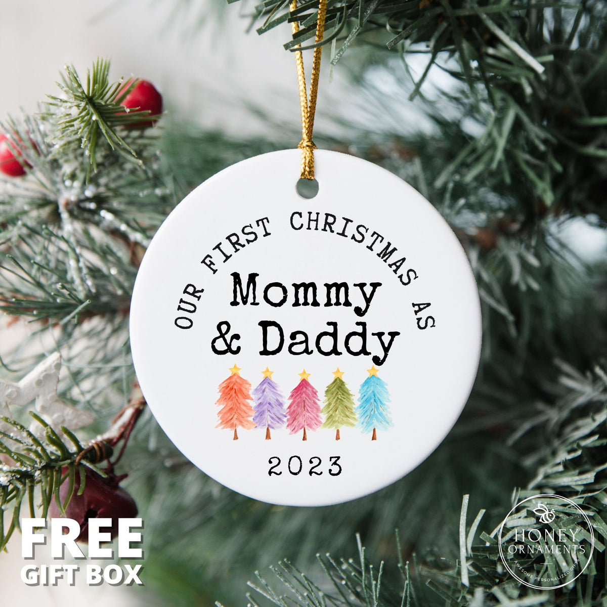 Our First Christmas as Mommy and Daddy - photo 2