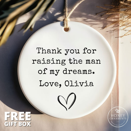 Mother In Law Wedding Gift, Personalized Mother Of The Groom Gift, Mother Of The Bride Gift, Wedding Favors, Wedding Party Gift, Ornament