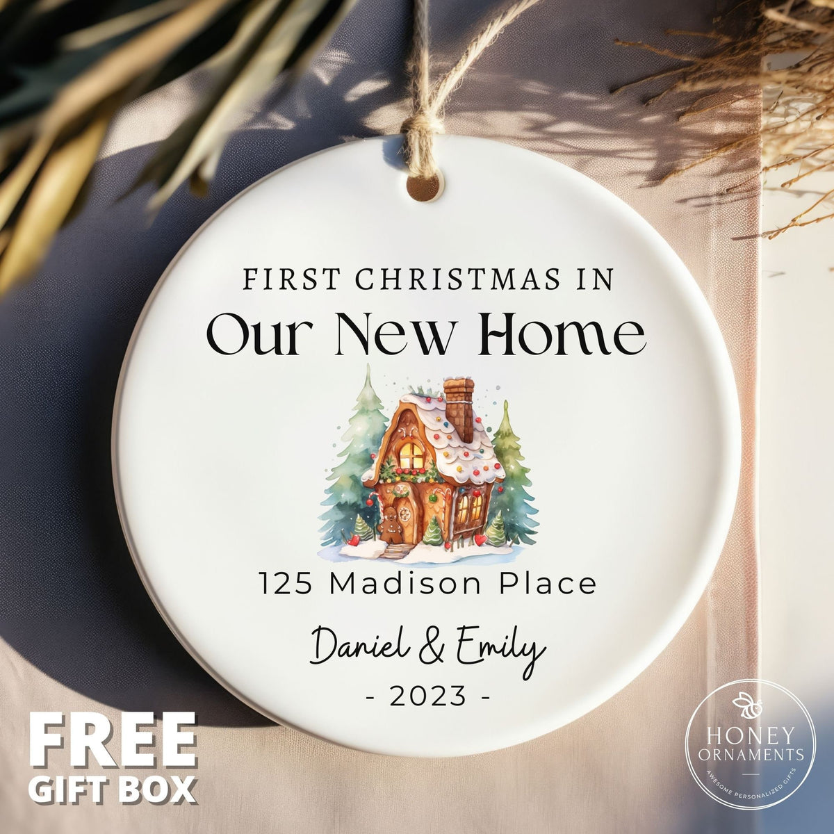 New Home Ornament - First Home Ornament - First Christmas - Our First Home - New House Ornament - New Home Keepsake - Housewarming Gift 2026