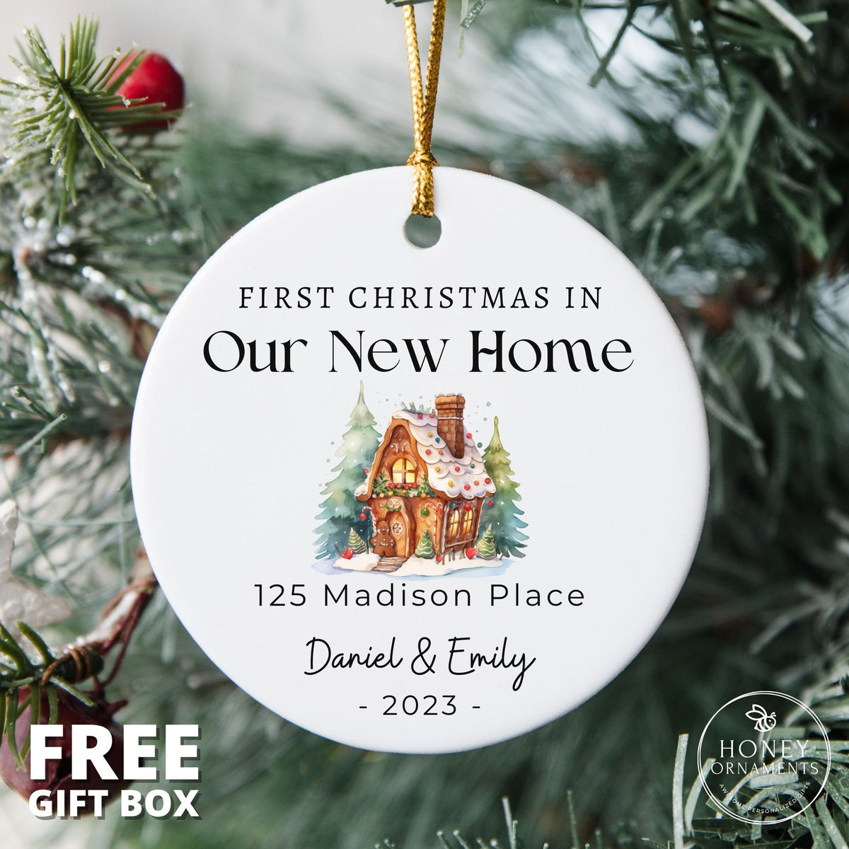 New Home Ornament - First Home Ornament - First Christmas - Our First Home - New House Ornament - New Home Keepsake - Housewarming Gift 2026