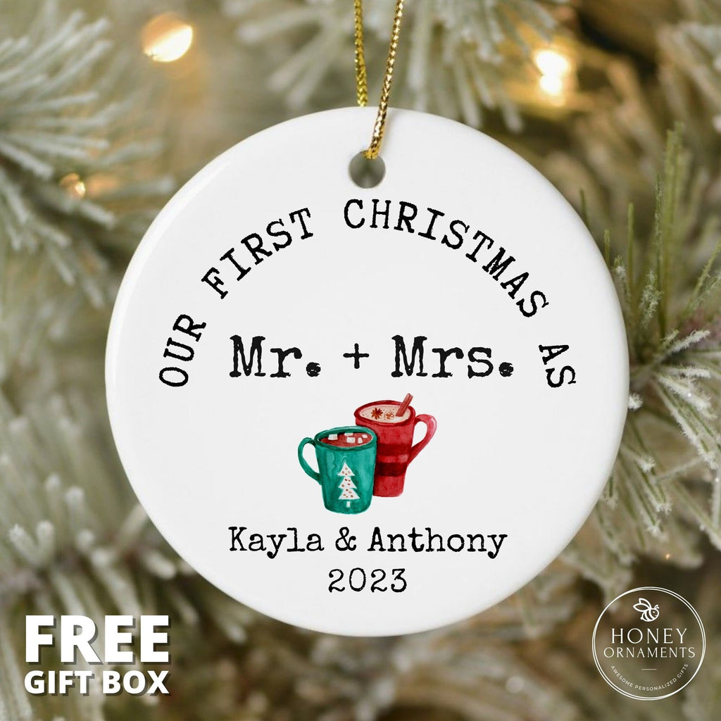 First Christmas Married Ornament - photo 5