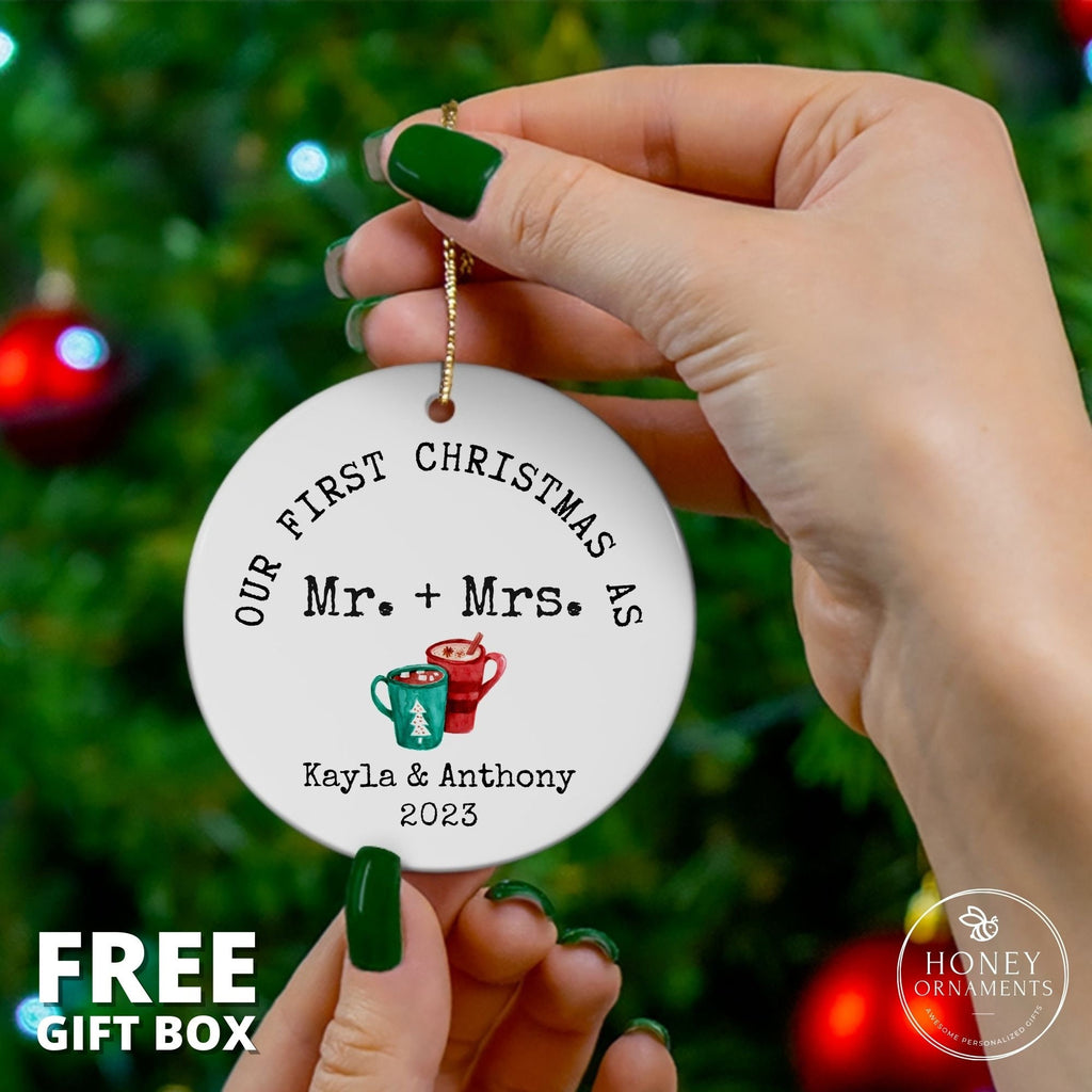 First Christmas Married Ornament - photo 3