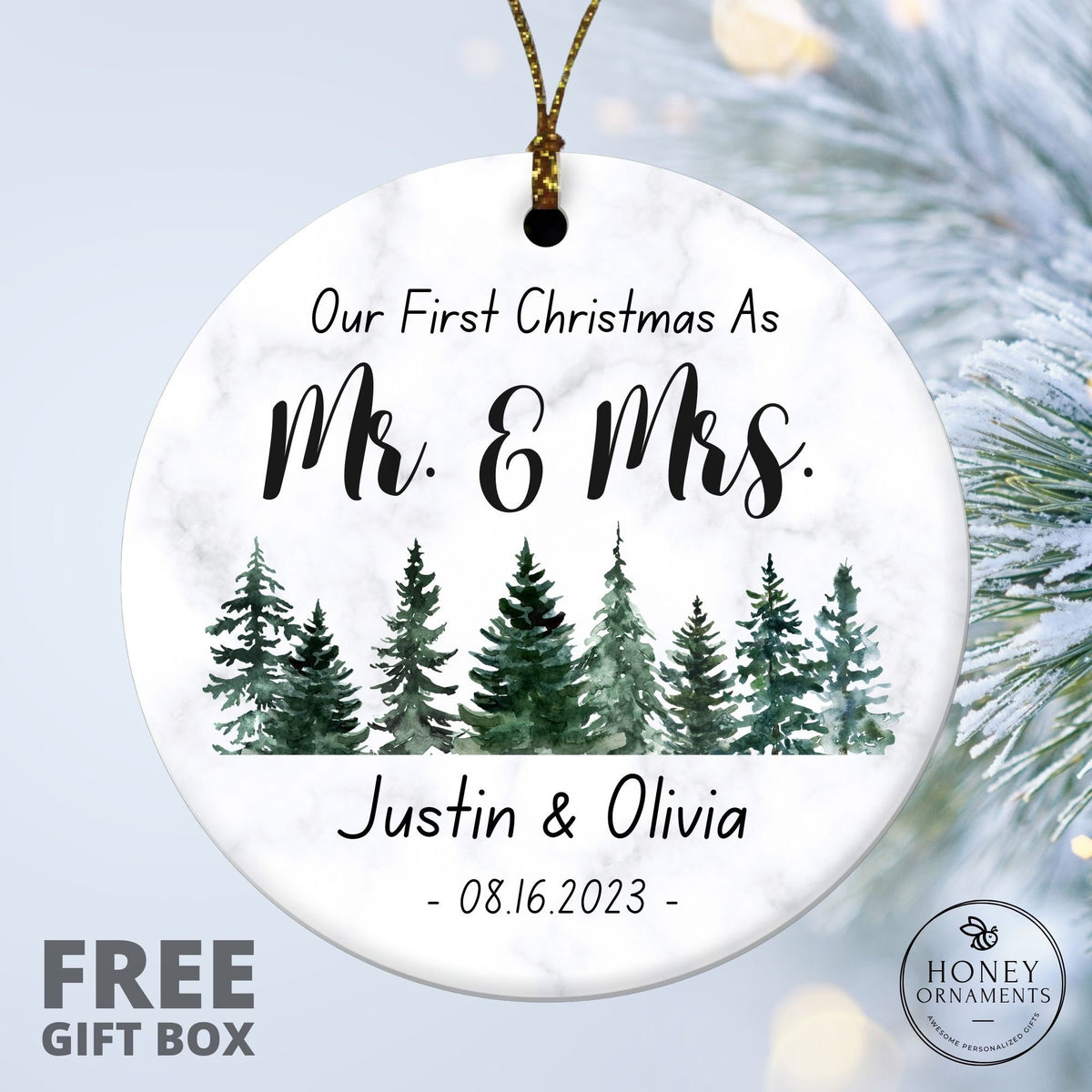First Christmas Married Ornament