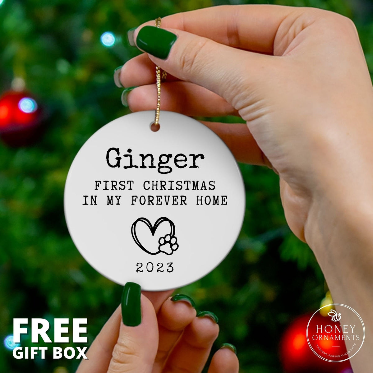 Dog's First Christmas Ornament - photo 3