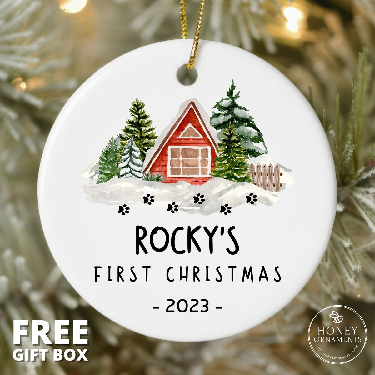 Dogs First Christmas Ornament - Dog 1st Christmas - photo 3