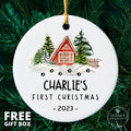 Dogs First Christmas Ornament - Dog 1st Christmas