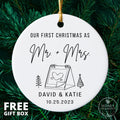 Mr and Mrs Christmas Ornament