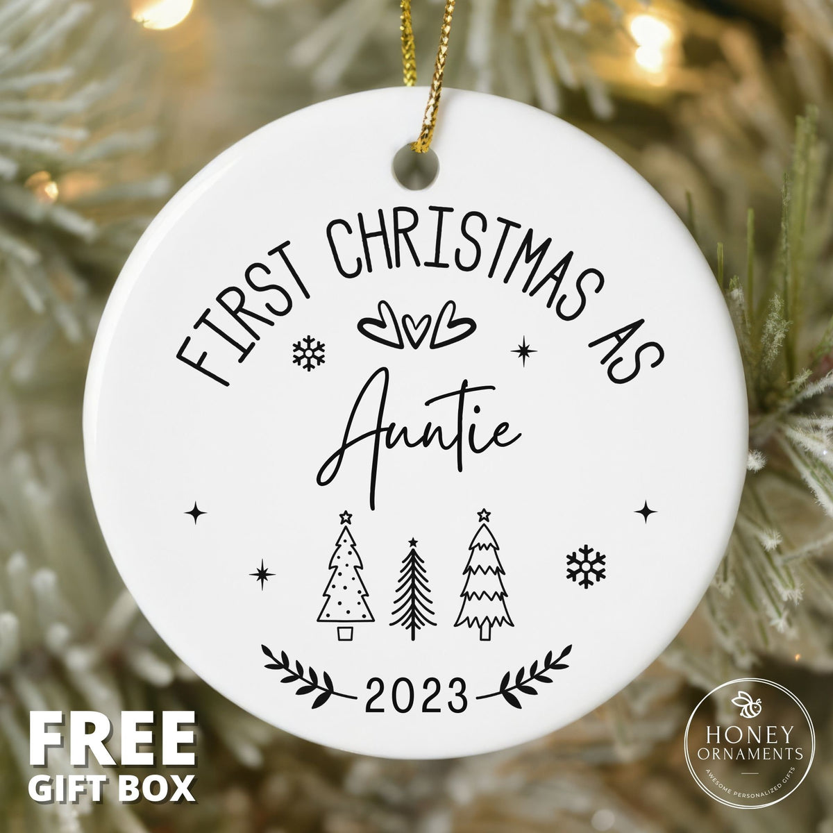 Promoted to Big Sister Ornament, Big Brother, Pregnancy Announcement, Pregnancy Reveal, First Christmas as Uncle, Auntie, Grandparents, Mom