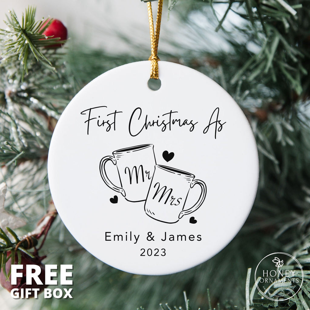 First Christmas Married Ornament - photo 2