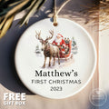 Baby's First Christmas Ornament - Personalized