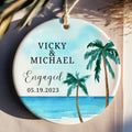 Personalized Engaged Ornament