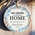Personalized New Home Christmas Ornament – First Christmas