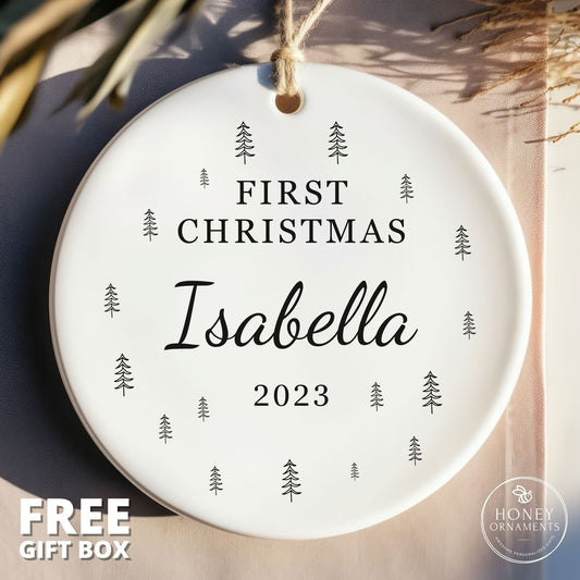 Baby First Christmas Ornament 2026, Baby Girls First Christmas Ornament, Baby Boy, Custom Christmas Ornament, Personalized Christmas Gifts