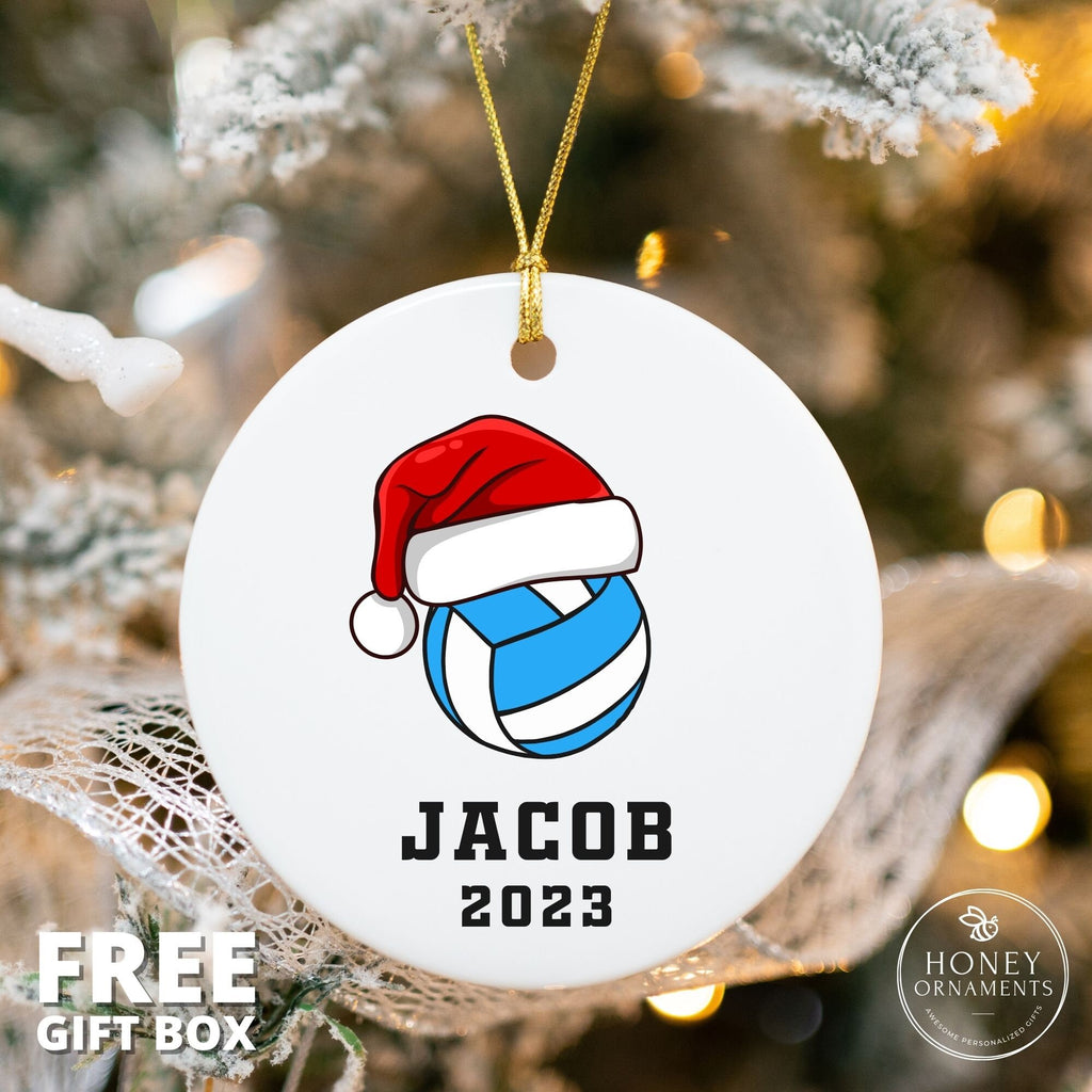 Personalized Volleyball Christmas Ornament - photo 2