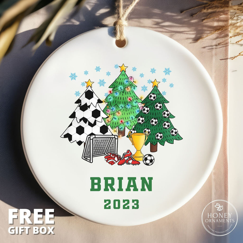 Personalized Soccer Ornament - Soccer Team Gift