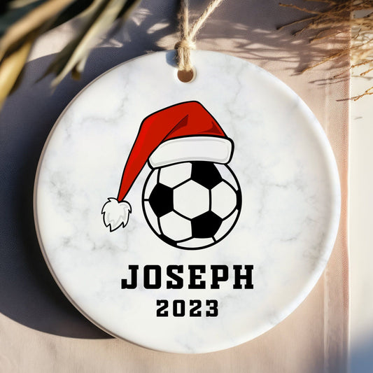 Soccer Player Ornament - Personalized Soccer Ornament - Soccer Team Gift - Soccer Christmas Ornament - Soccer Gift - Girls Soccer Ornament