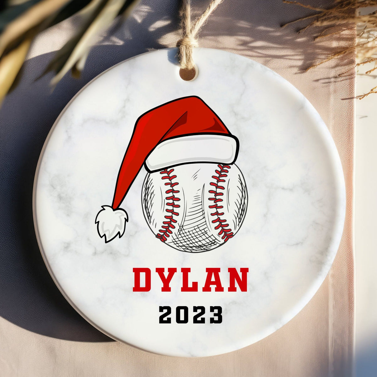 Personalized Baseball Team Gift - Baseball Ornament - Baseball Christmas Ornament - Personalized - Baseball Player Ornament - Baseball Gift