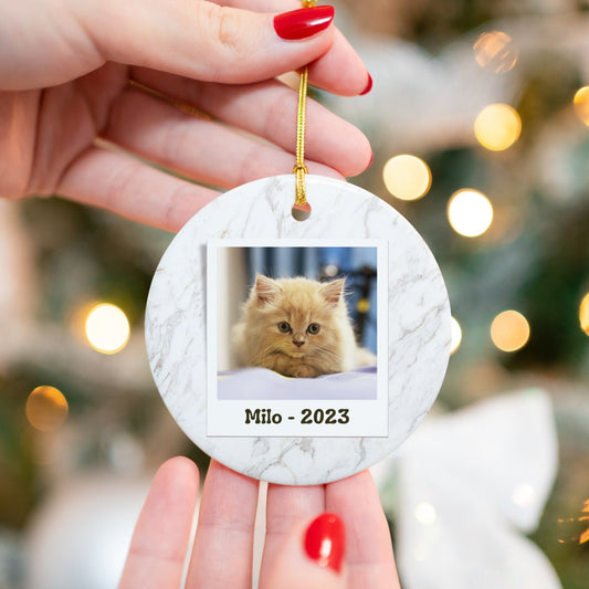 Cat Gifts For Cat Lovers, Cat Memorials Gift, Cat Remembrance Gift, Cat Mom Gift, Gift for Cat Mom, Personalized Cat Ornament, New Cat Gift
