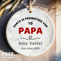 Promoted to Papa Ornament