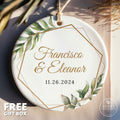 Personalized Married Ornament Wedding Ornament Custom
