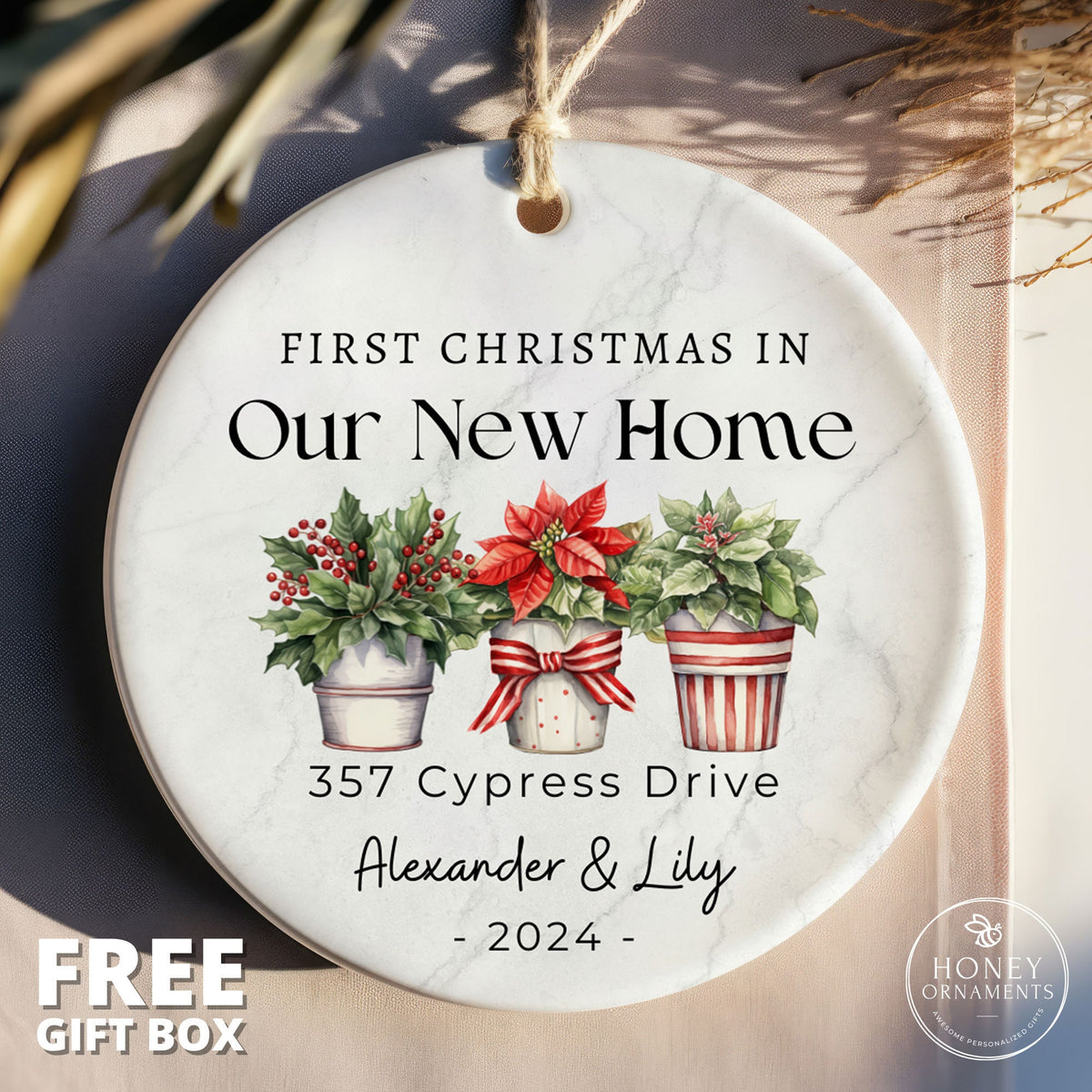 Personalized New Home Ornament 4