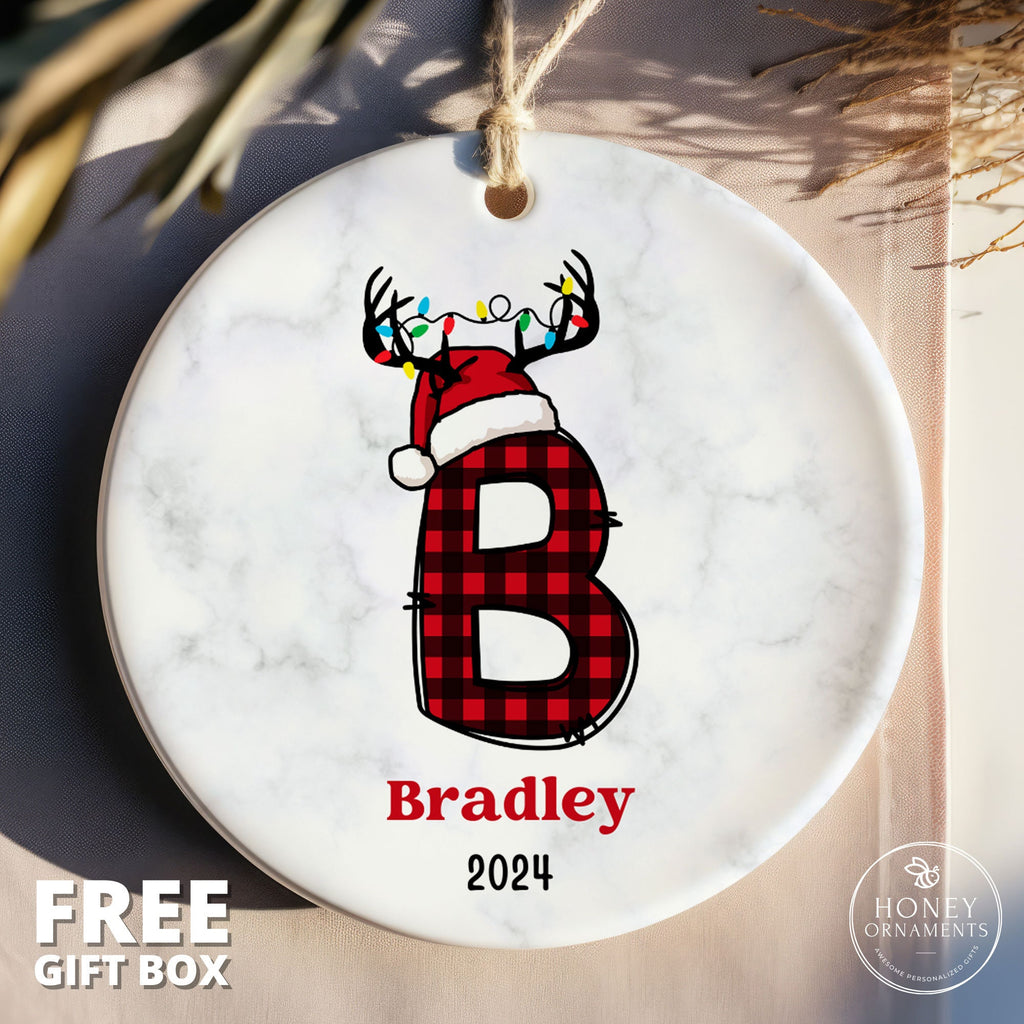 Personalized Letter Name Ornaments - Initial