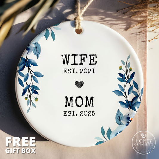 Gift for New Mom, Expecting Mom Ornament, New Mom Gift, First Time Mom, Pregnant Mom, Baby Shower Gift, First Mothers Day, 1st Mothers Day