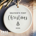 Personalized Baby's First Christmas Ornament