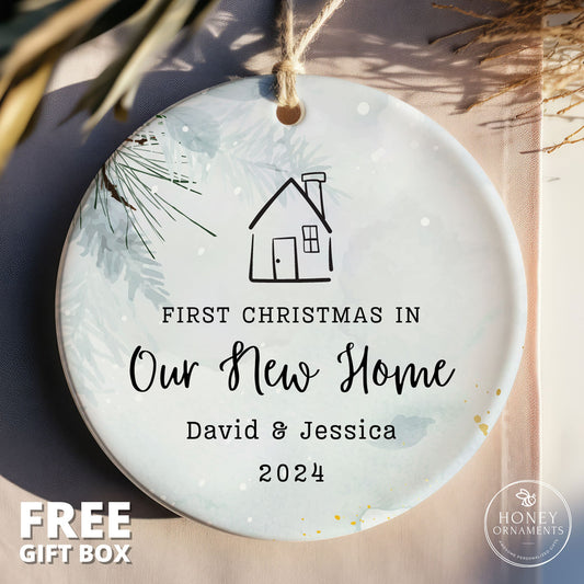 Personalized New Home Ornaments Our New House Ornament First Christmas in Our New Home Ornament New Home Gifts 1st Time Home Owner Gift 2026