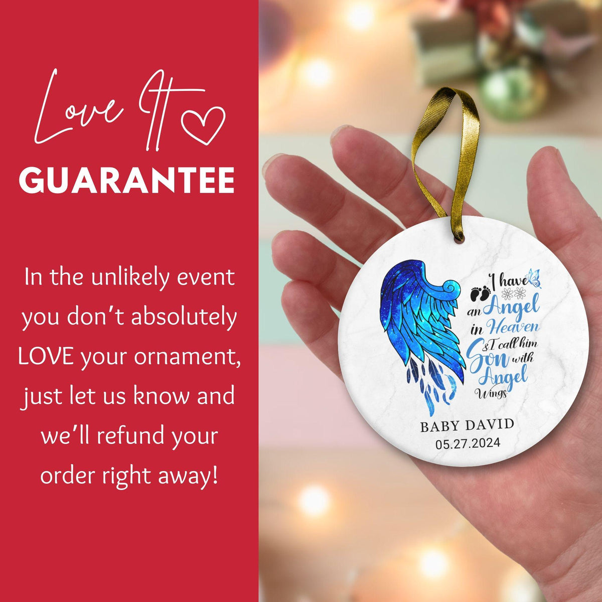 Miscarriage Ornament - Infant Loss Remembrance - photo 3