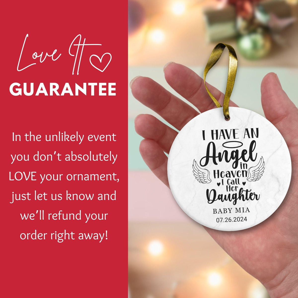 Miscarriage Ornament - Daughter Miscarriage - photo 3