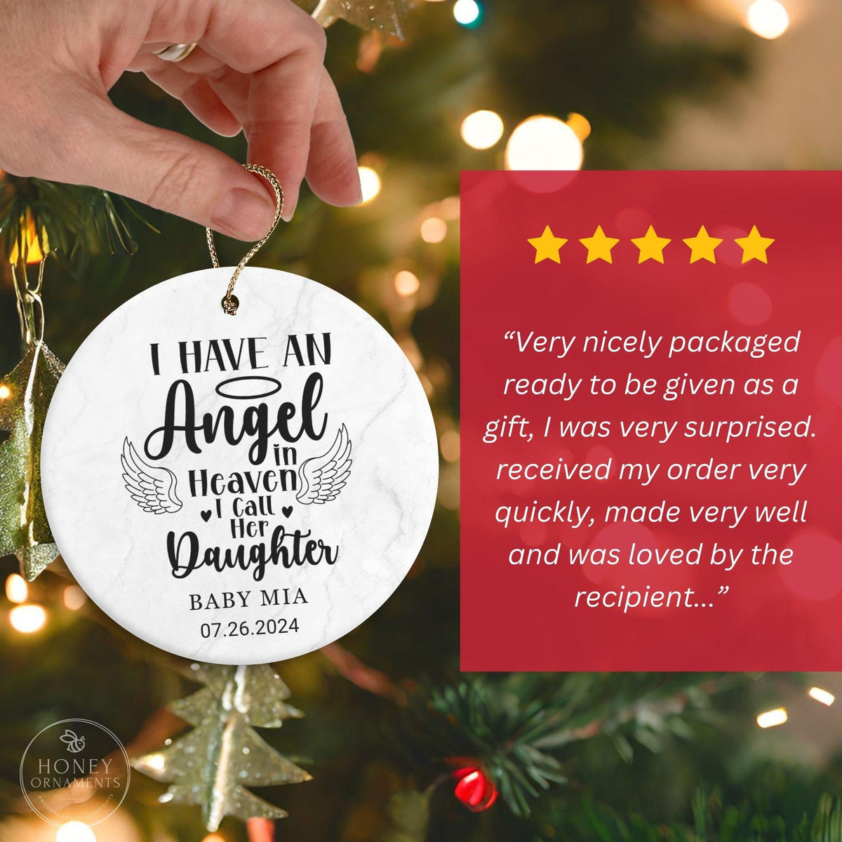 Miscarriage Ornament - Daughter Miscarriage - photo 2