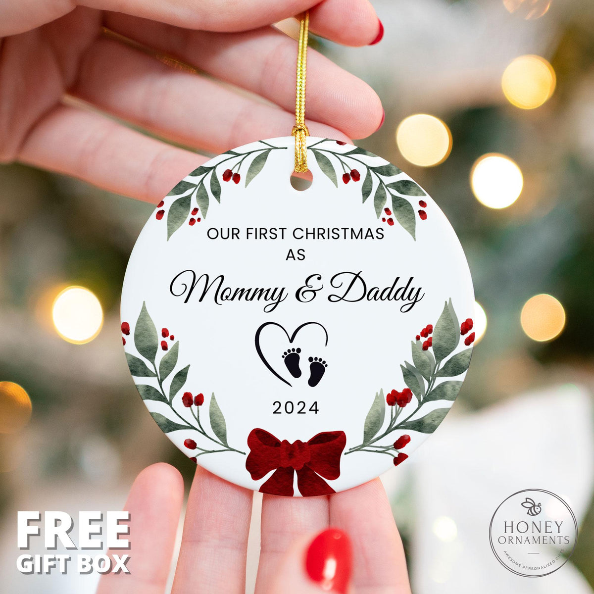 Gift for New Parents - New Parents Ornament - photo 2