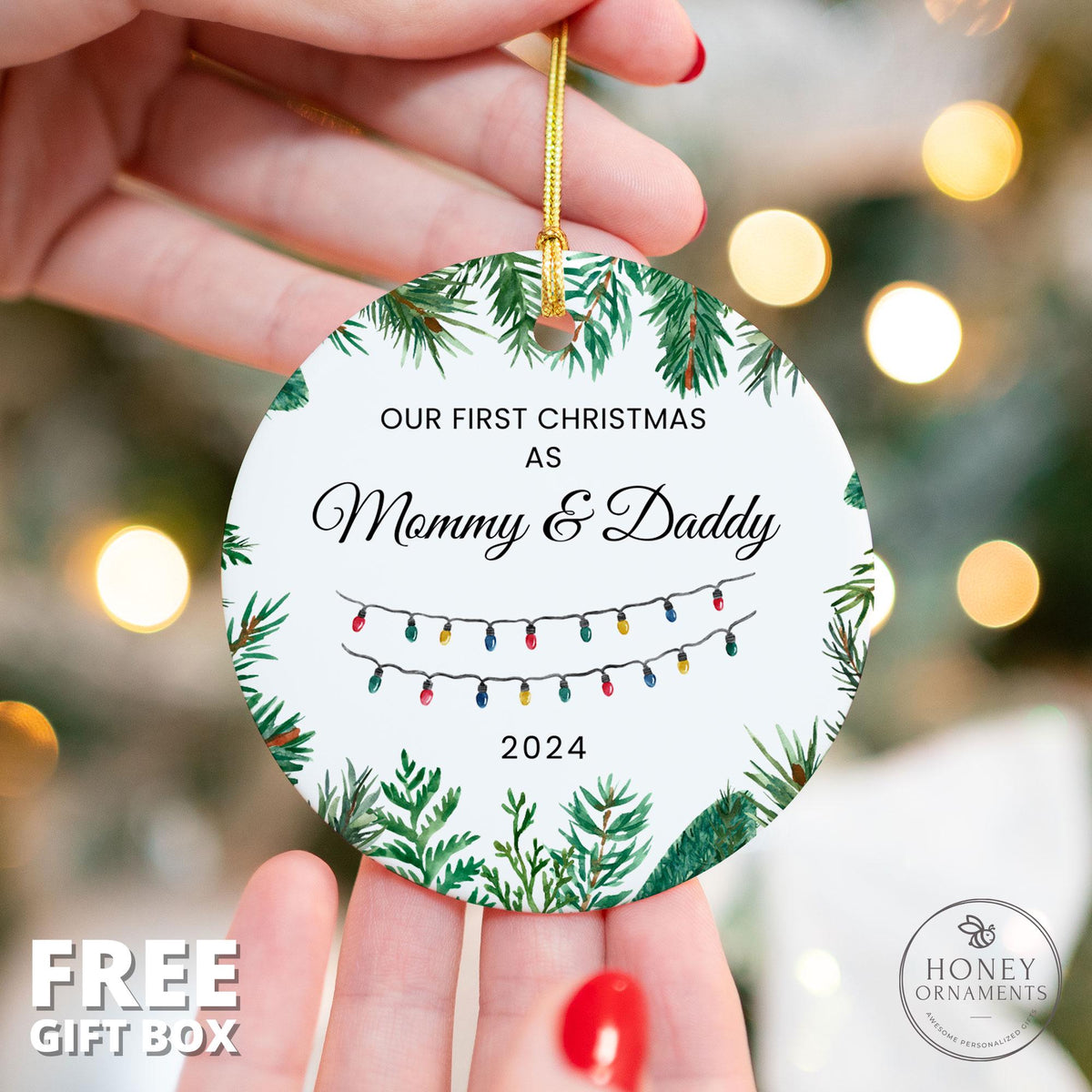 Our First Christmas as Mommy and Daddy - photo 2