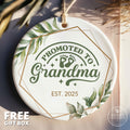 Promoted Grandma Christmas Ornament