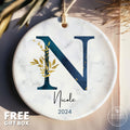 Personalized Monogram Christmas Ornament