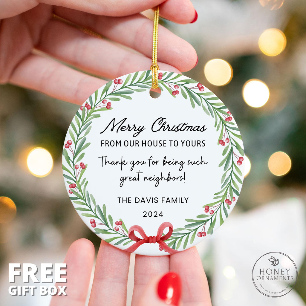 Neighbor Christmas Ornament - Christmas Gift for Neighbor - photo 2
